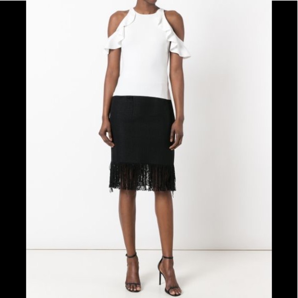 Jonathan Simkhai Hanging Ruffle Racer Tank - Picture 7 of 8